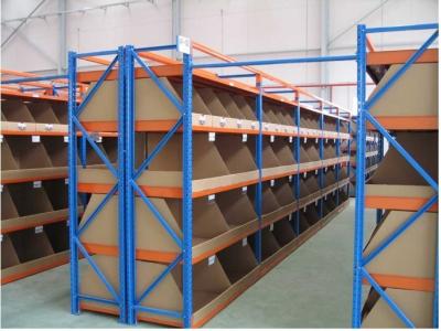 China Metal Light Duty Shelving with wood plate , steel plate warehouse pallet racking for sale