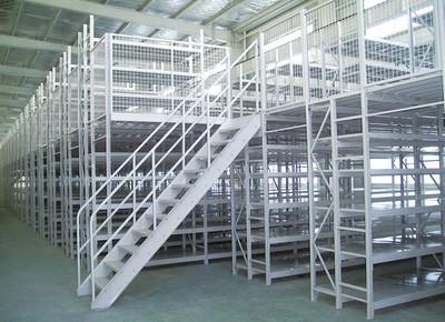 China Logistic Cental Steel Racking Systems , Multi -Level Heavy Duty Attic Rack for sale