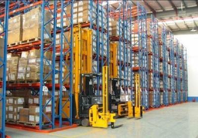 China Cold Roll Steel Narrow Aisle Racking System  Heavy Duty Structure for sale