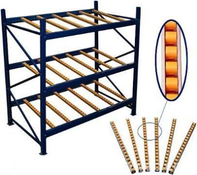 China Warehouse Ajustable Carton Flow Rack , Cold Steel Heavy Duty Gravity Rack for sale