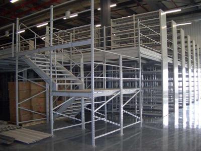 China Heavy Duty Steel Mezzanine Platform for Logistic Warehouse 150 - 500KG for sale