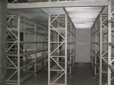 China Grey Warehouse Industrial Shelving , Multi Tier Steel Platform Mezzanine Rack for sale