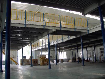 China Stahlgrau-Mezzanin-Racking-System galvanisiert für logistisches zu verkaufen