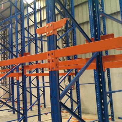 China Multi-Tier Industrial Storage Racks Cold Steel Q235 With Upright Beam for sale