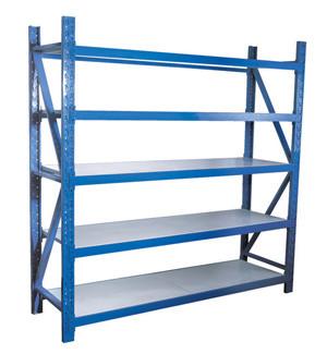 China Durable Metal Medium Duty Rack Blue 4m Height Adjustable for sale