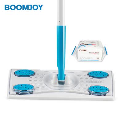 China Durable Brand 360 Flexible Non-woven Flat Mop OEM Floor Cleaning Wet & Dry Mop. for sale