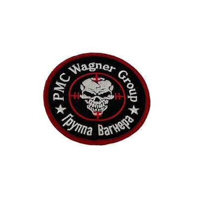 China Factory Customization Viable Skull Pattern Clothing Embroidered Badges Cartoon Design Embroidery Patches for sale