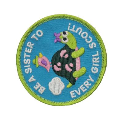 China Viable factory direct customized armbands for security property weaving labeling and collar badges fabric patches embroidery for sale