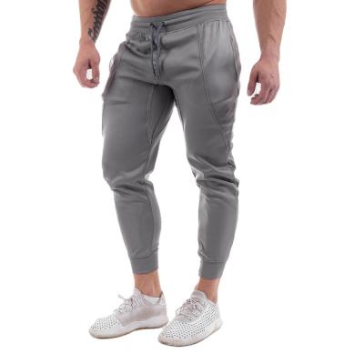 China Anti-Wrinkle Men's Casual Joggers Pants Solid Slim Cargo Sweatpants Multi-pocket Male Jogger Pants for sale