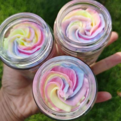 China Moisturizer The Shea Private Label Strawberry Shimmer Whitening Rainbow Body Butter for sale