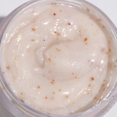 China Exfoliator Private Label 200ml Lavender Essence Exfoliator Whipped Shea Body Butter Scrub for sale