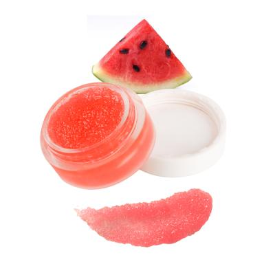 China Custom Sunscreen Private Label Vegan 10g Brush Fruit Sugars Natural Lip Scrub Exfoliating for sale