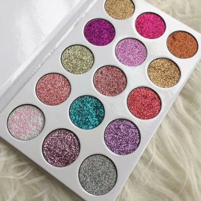 China Custom Waterproof Makeup Eyeshadow Palette Wholesale Pick Your Own Colors Eyeshadow Private Label Pressed Glitter Eyeshadow for sale