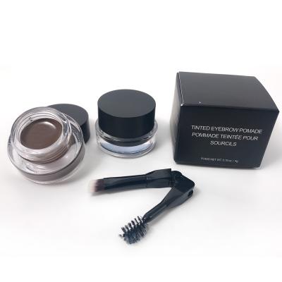 China Private Label Waterproof Your Own Brand Waterproof Brow Pomade Eyebrow Gel With Brush for sale