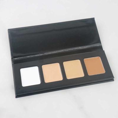 China New 4 Color Moisturizer Concealer Cream Contour Palette Cream Private Label Makeup Cosmetics for sale