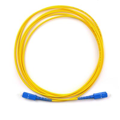 China High Bright FTTH Fiber Optic Patch Cord Duplex LC Simplex SC UPC APC Fiber Optic Jumper for sale