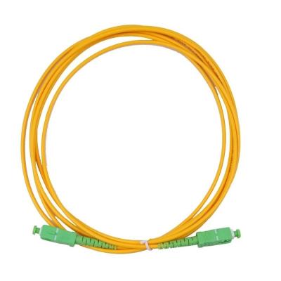 China PVC/LSZH SC/APC-SC/APC/SM/3.0/3M Simplex G657A1 LSZH patch cord for sale