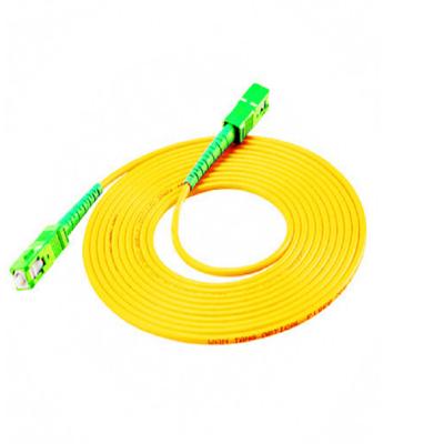 China Yellow PVC/LSZH FTTH SC St fc LC sx dx lzsh 2mm lzsh 2mm fiber optic patch cords for sale