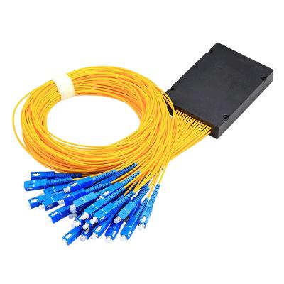 China High Quality FTTH Factory SC PC UPC 1x8 1x16 Fiber ABS Box PLC Splitter for sale