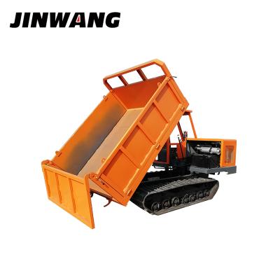 China China Customized Mini Automatic Mountain Track Rubber Dumper With Engineering Crawler < 4L for sale