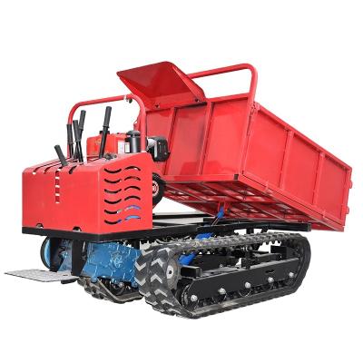 China 1500 Kg Automatic Carrier Mini Dumper Rubber Crawler Dumper Truck Price For Sale Made In China < 4L for sale