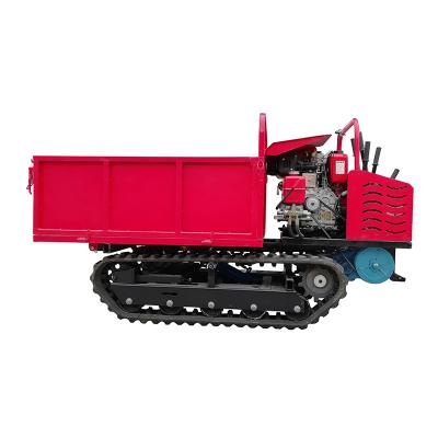 China 1.2ton factory price crawler dumper truck diesel engine mini dumper < 4L for sale