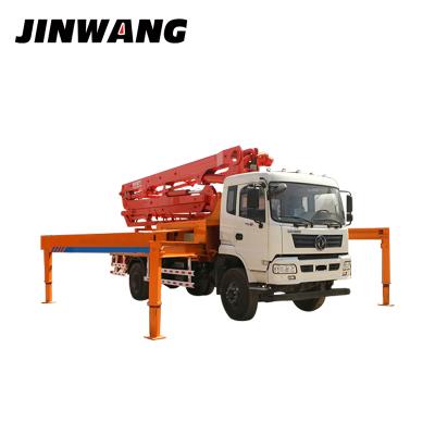 China China 30m four-section concrete boom pump truck for construction Dongfeng for sale