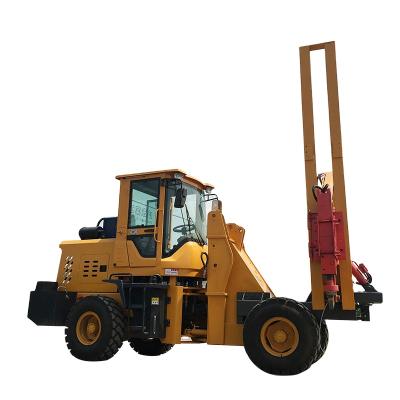 China Factory four wheel drive road guardrail installation ram equipment for sale