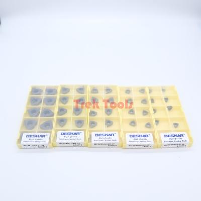 China WCMT06308 SF LF6018 Deskar Insert Tungsten Carbide Inserts WCMX06308SF LF6018 U Drill Insert Metal CNC Cutting Tools for sale