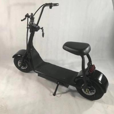 China 2 HL Unisex Two Wheel Escooters Adult 2 Seat Electric Motorcycle City Wide Tire Cocos for sale