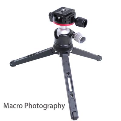 China Factory hot sales of Photography /Videograph/Live-streaming dimming small lightweight ball camera table stand tripod for sale