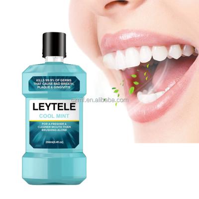 China Organic Mouthwash Products Alcohol Free Private Label and Natural Fresh Mint Teeth Whitening Mouthwash with Different Flavors for sale