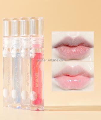 China Daily Makeup Wholesale Make Own Brand Private Label Fruit Vegan Clear Lip Gloss Custom Your Logo Lip Gloss Base Sets for sale