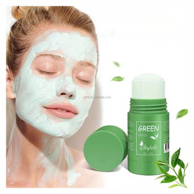 China Wholesale Body Facial Cleansing Clay Mud Face Mask Skin Care Matcha Moisturizer Private Label Green Tea Mask Cleansing Stick for sale