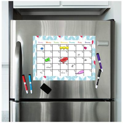 China Train Monthly Magnetic Dry Erase Planner Magnetic Dry Erase Chart Calendar Chore Dry Chart for sale