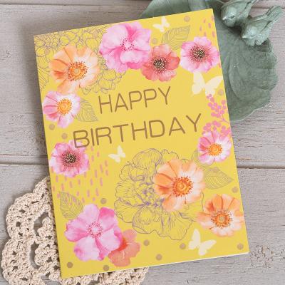 China DIY Universal Mother's Day Universal Popular Birthday Flower Custom Printing Greeting Card for sale