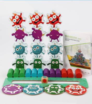 China Balance Eco-friendly Wooden Parent-child Board Game Nursery Kids Educational Fun Toys for sale