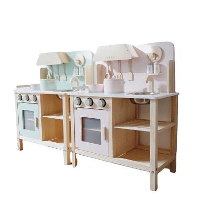 China Eco-Friendly Eco-Friendly Educational Toy Miniature Wood Kitchen Toys For Girls for sale