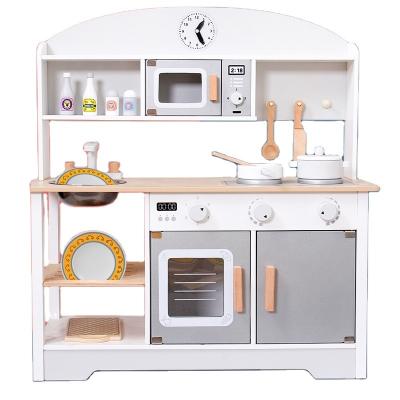 China Eco-Friendly Eco-Friendly Kids Play Large Kitchen Play Toy Children Wooden Kitchen Toys House Play Set for sale