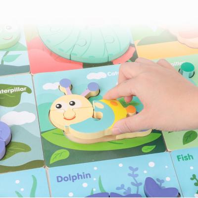 China Eco-Friendly Wholesale Children's Toy Animal Jigsaw Puzzles Eco-Friendly Intelligence for sale