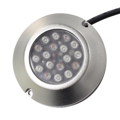 China Apply For Boat Lighting LED Boat Underwater RGB Light Stainless Steel Marine Light IP68 for sale