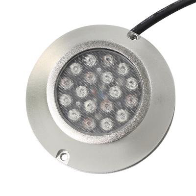 China Apply For Boat Lighting 316SS IP68 Waterproof LED Bottom Light For Boats And Yacht RGB for sale