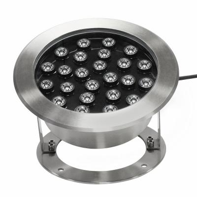 China FOUNTAIN IP68 RGB Underwater Pool Light 24W 304SS for sale