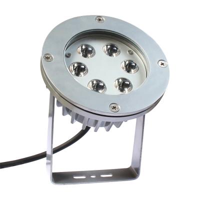 China Best Selling Aluminum +Tempering RGB IP67 6W LED Glass Landscape Spot Light for sale