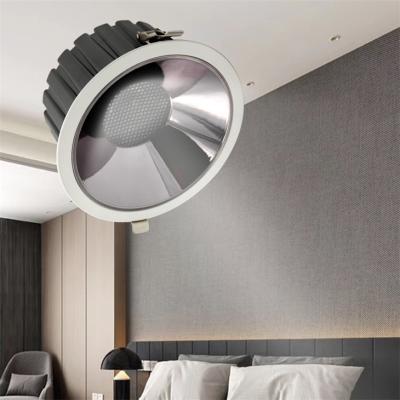 China High Quality 220V 240V Backup Energy Villa Decoration Round Recessed Cob Led Downlight for sale