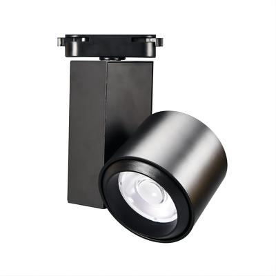 China China factory wholesale backup energy spot tracking rail cob led track light for shopping mall for sale