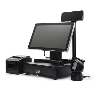 China 15 Inch Touch Screen Windows POS System Terminal Metal For Grocery Store for sale