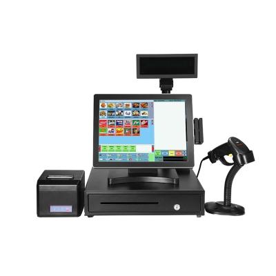 China SDK 15 inch cash register / pos system touch pos all in one PC / pos terminal for supermarket, restaurant, shop. for sale