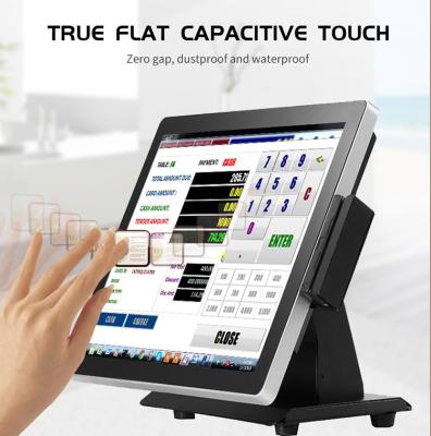 China True application i3 i5 i7 industrial flat panel 15 inch capacitive touch screen monitor for POS systems for sale