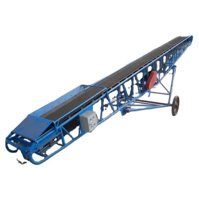 China Engine Heat Resistant Firewood Gasoline Belt Conveyor Firewood Equipment Processor Elevator Rubber Wood Belt Conveyor for sale